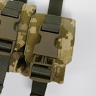 Універсальний сучасний тактичний підсумок для 2 гранат армійський ЗСУ Kiborg Піксель - зображення 11