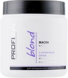 Маска для волосся із сатиновим маслом - Profi Style Blond With Satin Oil Mask 500ml (486847-74146)