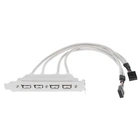 Планка розширення контролер USB 2.0, 4 порти, на задню панель ПК Без бренду