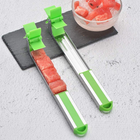 Пристосування для нарізки кавуна і дині SUNROZ Watermelon Slicer чимось слайсер Зелений (SUN4801) - зображення 5
