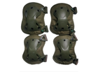 Тактический комплект наколенники и налокотники на застежках, AMZ Хаки 137-26725 - изображение 2