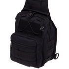 Рюкзак тактический (Сумка-слинг) с одной лямкой SILVER KNIGHT TY-098 7 л черный - изображение 3
