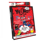 Карточная игра "YeNot ДаНетки" Danko Toys YEN-01-01U на украинском языке Красный