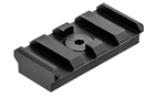 Планка Leapers UTG PRO M-LOK 4-Slot Picatinny Black (00-00009166) - зображення 1