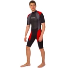 Гидрокостюм мужской LEGEND PL-6407 (XS, рост 170-175, 52-65кг, черный-красный-серый)