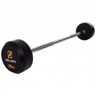 Штанга фіксована пряма гумова Zelart Rubber Coated Barbell TA-2685-35 довжина-95см 35кг