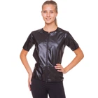 Кофта с коротким рукавом и эффектом сауны женская HEATOUTFIT ST-2115 M черный