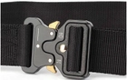 Тактичний ремень Tactical Belt TY-6841 Матеріал: нейлон, метал. Розмір: 120 * 3,5см. Колір чорний - зображення 4