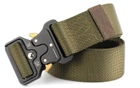 Тактичний ремень Tactical Belt TY-6840 Матеріал: нейлон, метал. Розмір: 125*3,8 см. Колір: оливковий - зображення 2