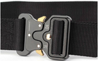 Ремень тактический Tactical Belt TY-6840 Материал: нейлон, металл. Размер: 125*3,8 см. Цвет: черный - изображение 4