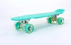 Скейтборд пластиковый Penny LED WHEELS 22in со светящимися колесами SK-5672-6 (мятный-мятный)