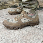 Кросівки чоловічі тактичні ЗСУ Піксель 7095 40 р 26 см хакі (OPT-1705) - зображення 3