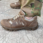 Кросівки чоловічі тактичні ЗСУ 7518 45 р 29,5 см коричневі (OPT-2190) - зображення 5
