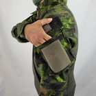 Рубашка мужская военная тактическая с липучками рип-стор ВСУ (ЗСУ) Ubaks Убакс 20221838 7326 M 48 р зеленая (OPT-1370) - изображение 3