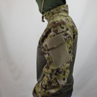 Рубашка мужская военная тактическая с липучками рип-стоп ВСУ (ЗСУ) Ubaks Убакс 20221839 7291 XL 52 р хаки (OPT-1370) - изображение 2