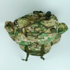 Тактический Рюкзак Мультикам Molle с боковыми подсумками 80 л Рюкзак военный тактический армейский камуфляжный 80л - изображение 3