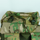 Тактичний Рюкзак Мультикам Molle з бічними підсумками 80 л Рюкзак військовий тактичний армійський камуфляжний 80л - зображення 8