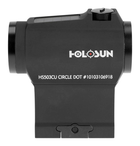 Коліматорний приціл Holosun HS503CU 2MOA Red Dot із сонячною батареєю - зображення 4