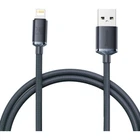 Кабель BASEUS Crystal Shine Series Fast Charging Data Cable USB to iP 2.4A Black 1.2м (CAJY000001)