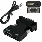 Конвертер з HDMI на VGA OUT Black (6737)