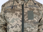 Армійський зимовий статутний бушлат для ЗСУ на флісі та синтепоні 54 розміру кольору камуфляж піксель 2725 - зображення 2