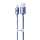 Кабель Baseus CAJY000101 Crystal Shine Series Lightning 2.4A 200см purple