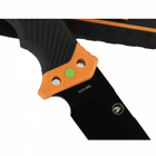 Нескладной нож выживальщика с ножнами Ganzo G8012V2-OR 243 мм оранжевый - изображение 5