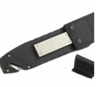 Нескладной нож выживальщика с ножнами Ganzo G8012V2-BK 243 мм черный - изображение 4