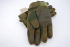 Перчатки тактические с пальцами 9053_XXXL_Olive - изображение 5