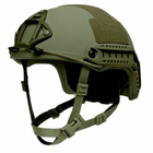Шолом каска + кавер FAST Future Assault Helmet NIJ IIIA Олива M-L - зображення 7