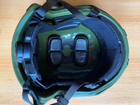 Шолом каска + кавер FAST Future Assault Helmet NIJ IIIA Олива M-L - зображення 9