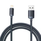 USB кабель для iPhone с разъемом Lightning Baseus Crystal Shine Series (2.4A, 2m). Black