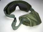 Преміальні тактичні окуляри-маска TGM2 Green зелений - зображення 6