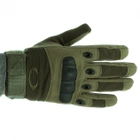 Универсальные тактические перчатки размер M полнопалые с защитой на косточки (Олива) - изображение 11