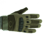 Універсальні тактичні повнопалі рукавички розмір L з захистом на кісточки колір (Олива) - зображення 11