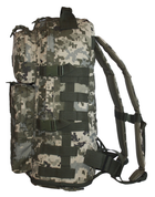 Тактический военный рюкзак трансформер 40-60 литров пиксель - изображение 5