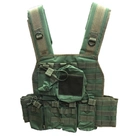 Тактичний розвантажувальний жилет з кишенями для армії зсу та військових універсальний Зелений - зображення 2