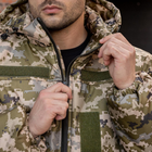 Зимова військова куртка з капюшоном піксель плащівка 54 розмір - зображення 7