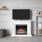 Декоративный портал камин из МДФ Sunrise FN 0226 + електрокамин Dimplex Slimline белый Aristocrat Decor