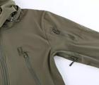 Легка тактична літня куртка вітровка (мілітарі) з капюшоном Eagle Thin JA-01-1 Green M - зображення 7