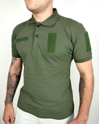 Тактична футболка Поло Піке ТТХ олива M - зображення 1