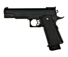 G6 Страйкбольный пистолет Galaxy Colt M1911 Hi-Capa металл черный - изображение 1