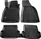 Комплект автоковриков Stingray AUDI A4 (B7) (2004-2008) Черный 5 шт (5030015)