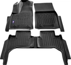 Комплект автокилимків Stingray TOYOTA Land Cruiser 300 (2021-...) Чорний 5 шт (5022085)