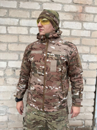 Куртка тактическая FCTdesign на сетке Софтшел XL мультикам - изображение 2