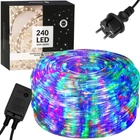 Вулична новорічна гірлянда дюралайт Springos Rope Lights 10 м 240 LED CL1202 Mix