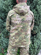 Теплий флісовий костюм куртка та штани чоловічий Туреччина ВСУ (ЗСУ) Мультикам XXL 86581 хакі - зображення 6