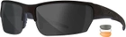 Тактические очки Wiley X WX SAINT Matte Black/ Grey + Clear + Light Rust (CHSAI06) - изображение 1