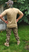 Військова футболка бавовна SINGLE SWORD койот S - зображення 4