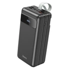 Повербанк Hoco 60000mAh 4хUSB/Type-C PD/QC ліхтарик вхід Micro-USB/Type-C/Lightning Black (J86B)
